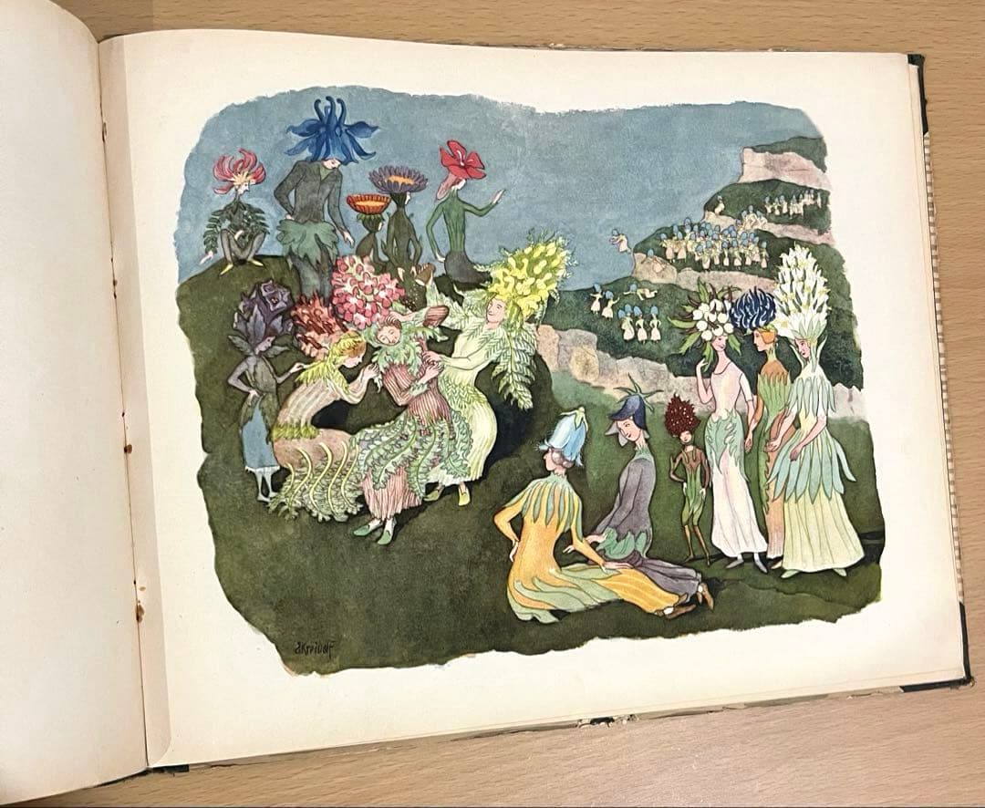 No.320 レア 超希少 アンティーク 古書 洋書 ドイツ 絵本 ビンテージ