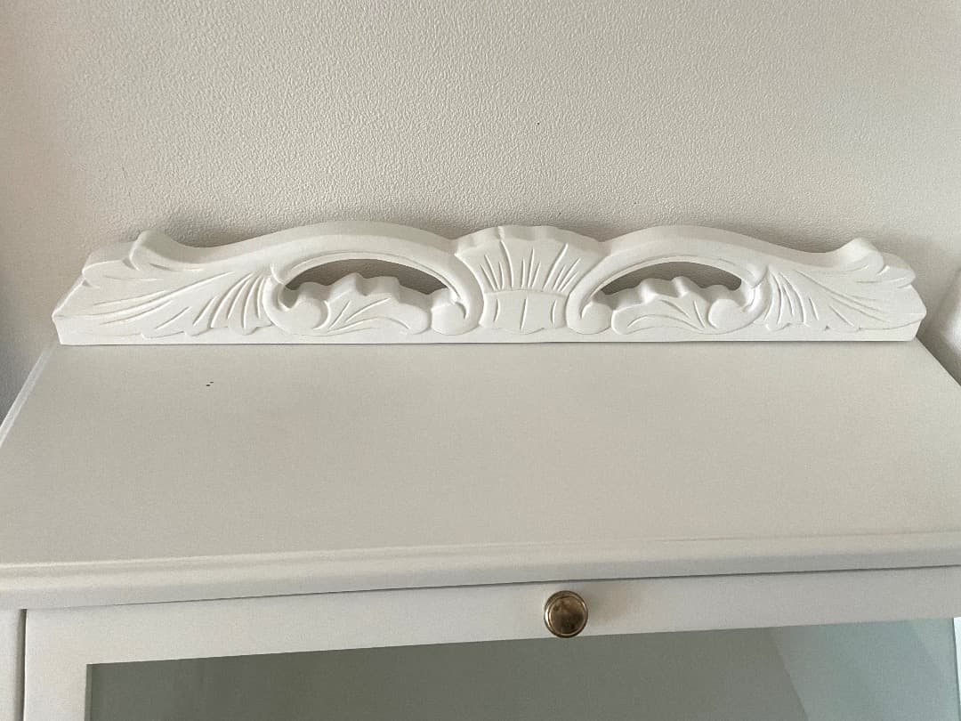 【美品で超可愛い♡】ヨーロピアン猫足の白いおしゃれキャビネット収納棚