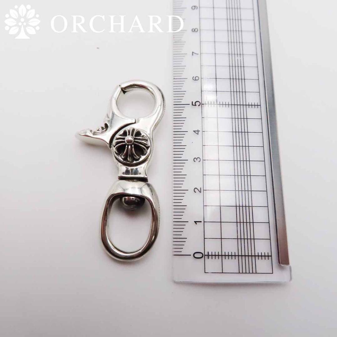 匿名配送/シルバー925/キーリング/キーホルダー/フーラルクロス/クロス