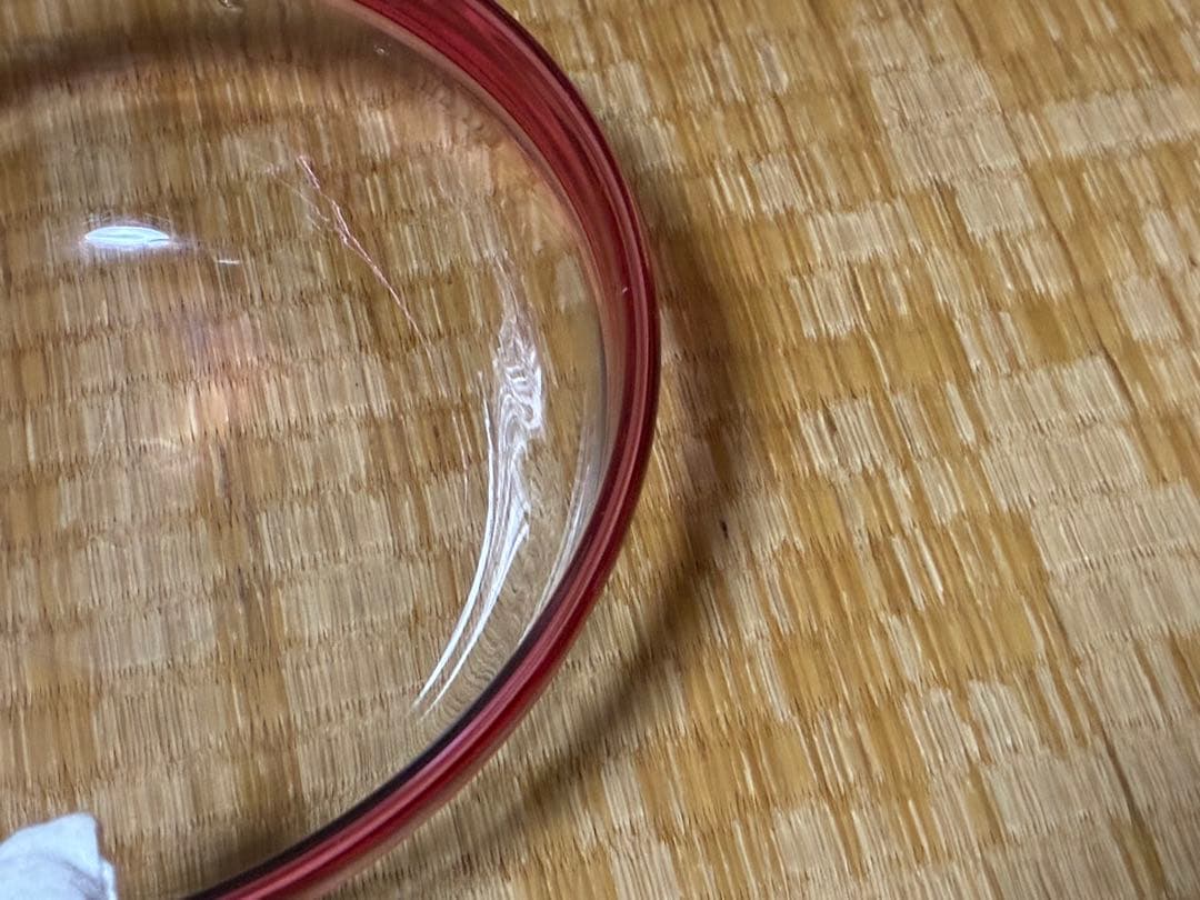 昭和レトロ 気泡 ギヤマン ガラス鉢 ガラス皿