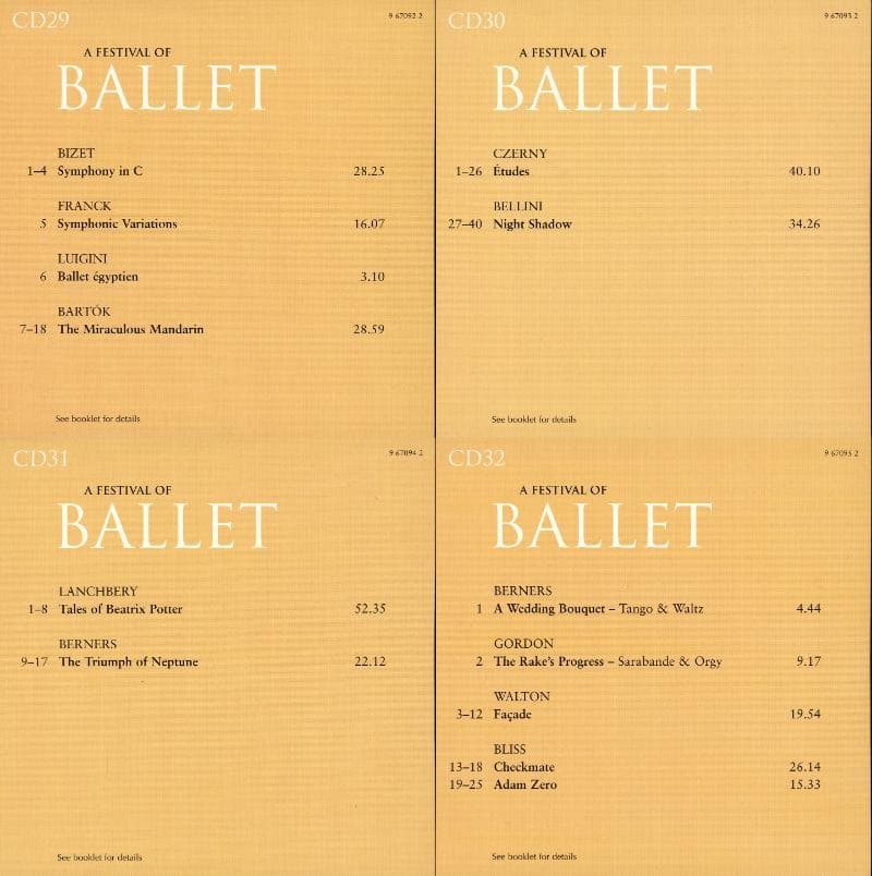 バレエの祭典 50枚組CD 限定盤（名曲＆名指揮者多数）