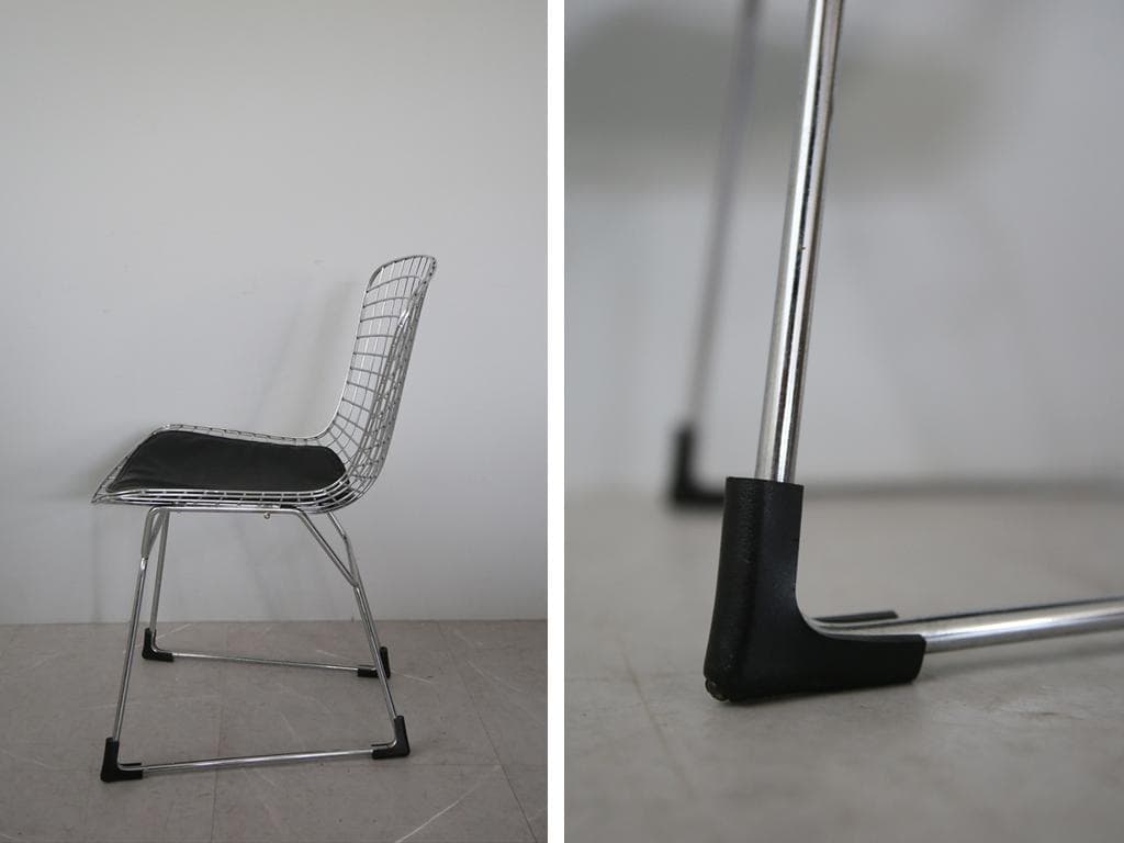 イタリアアンティークワイヤーチェア/ベルトイアstyleチェア(84-120-1