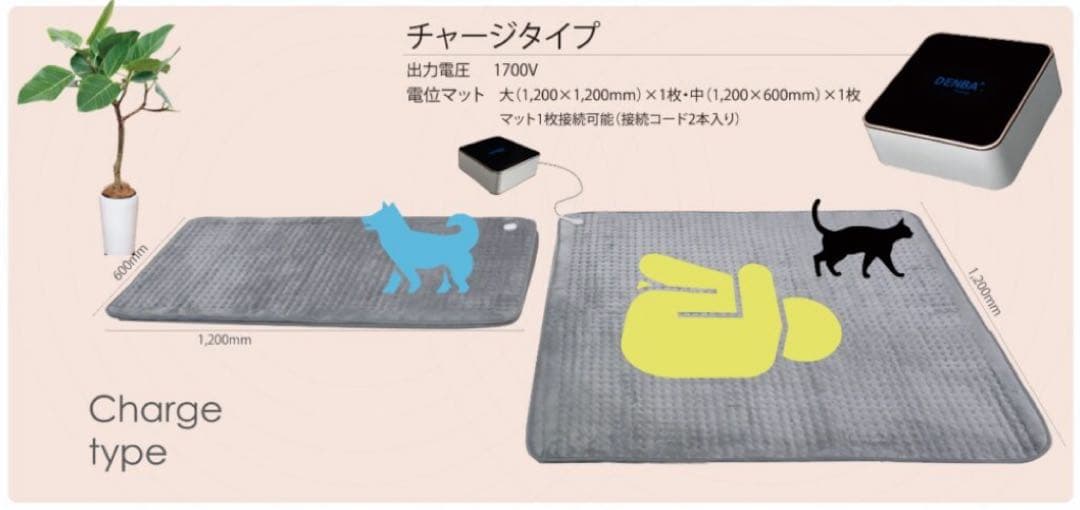 【新品】DENBA Charge (デンバヘルス) ※保証書＆防水カバー付き