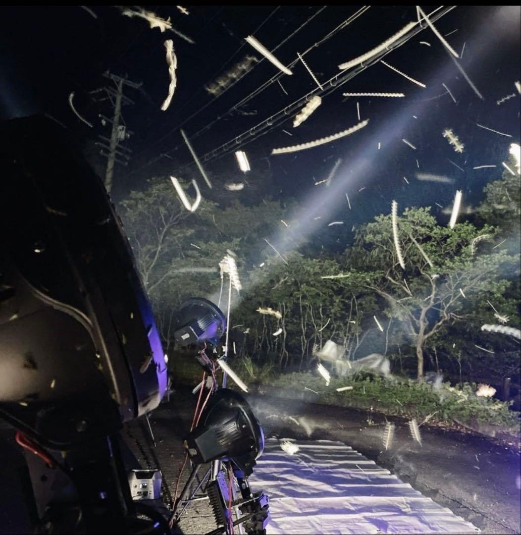 爆光 新品 強力 HID7インチ 110W程度　紫外線強化バルブ 灯火採集に！