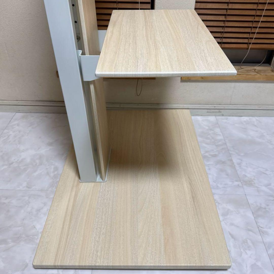 テレビスタンド 32～77インチ対応 隠しキャスター付き 【上下/左右首振り】