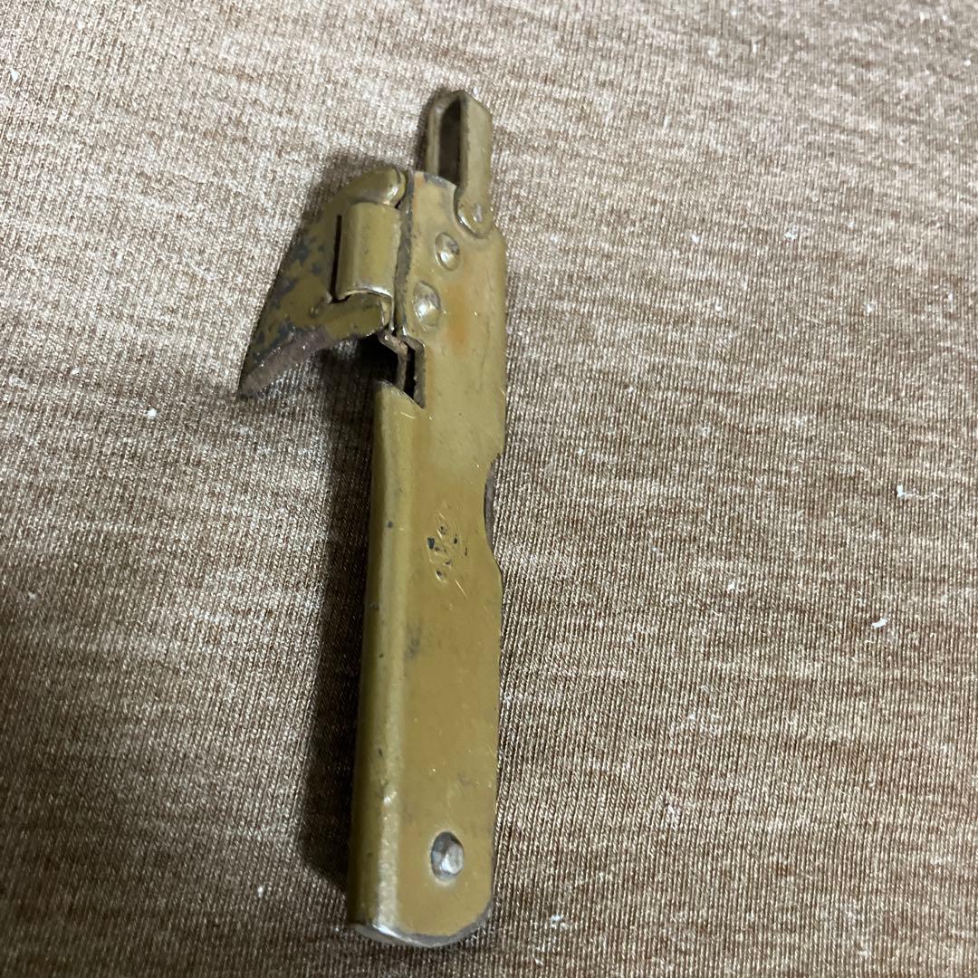 超希少　官給品 ナイフ　缶切り付き携帯ナイフ