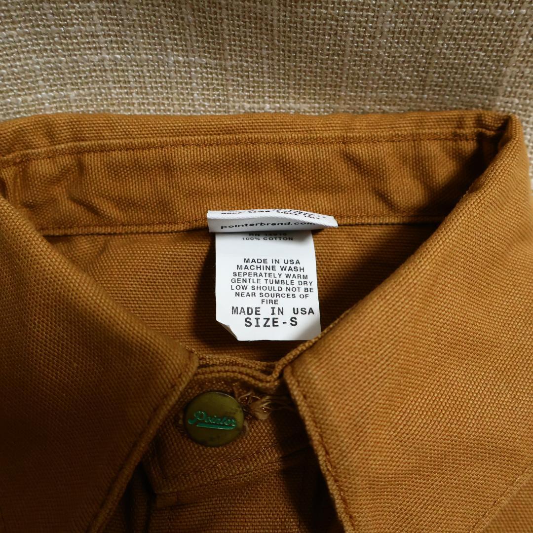 ポインター ダックブラウン カバーオール US-S日本Mサイズ