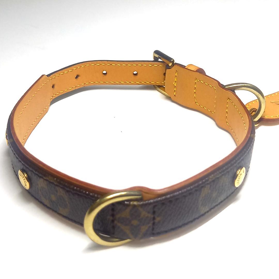 良品 ルイヴィトン 首輪 ドッグ・カラー 中型犬 ペット コリエバクスターMM
