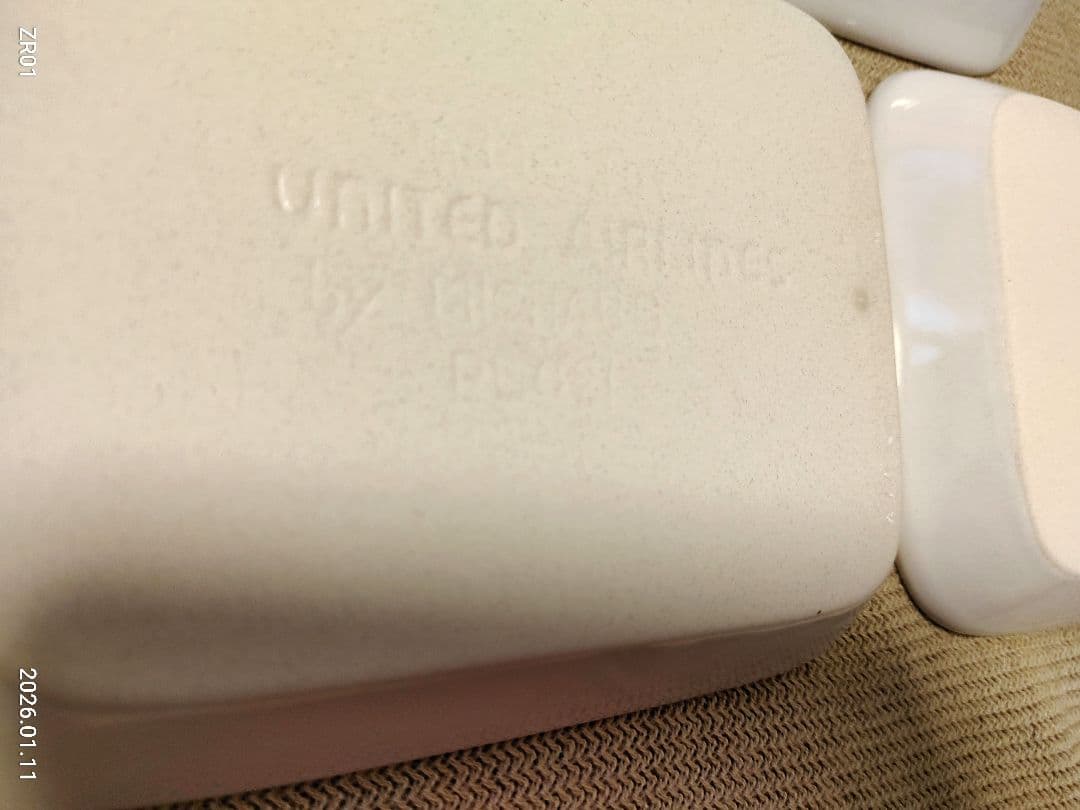 ☆激レア☆UNITED AIRLINES 角皿5枚セット