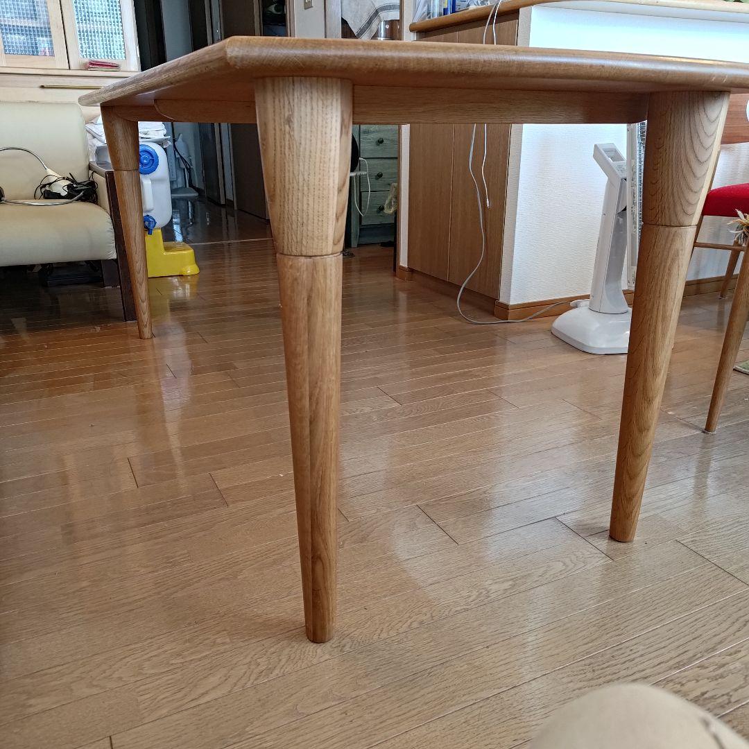 日進木工 オークのダイニングテーブル 180×75cm