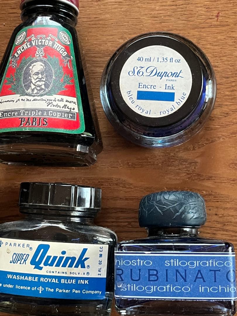 輸入品ブランドインクボトルセット 6種、稀少アイテム。