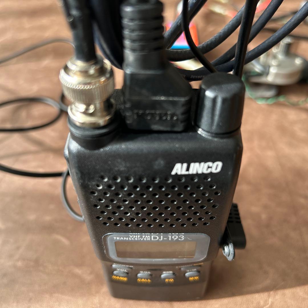 ハンディ無線機　ALINCO DJ-193 (バイク仕様)