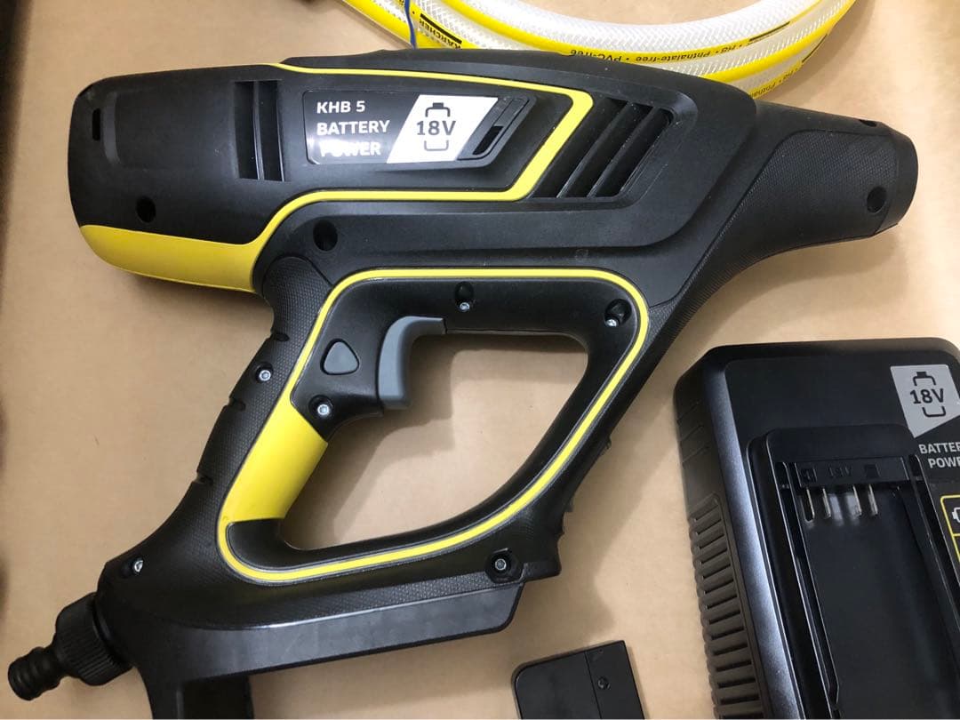 ケルヒャー　バッテリー型洗浄機　KHB5 バッテリーセット オプション付き