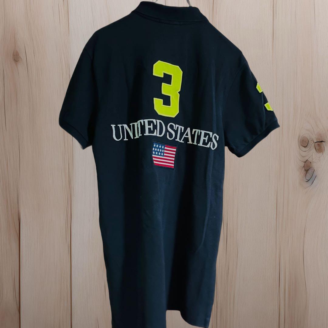 最終価格　【美品】ポロラルフローレン ポロシャツ 　星条旗 チーフキーフ　M