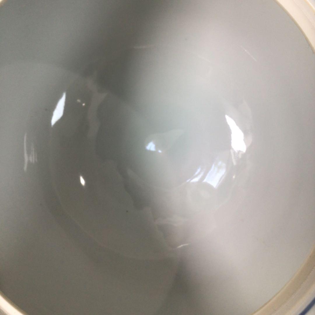 Ｒ８００　水指　『洛西窯　泰湖造』『祥瑞写ニ閑人』『独楽形水指』　共箱　茶道具