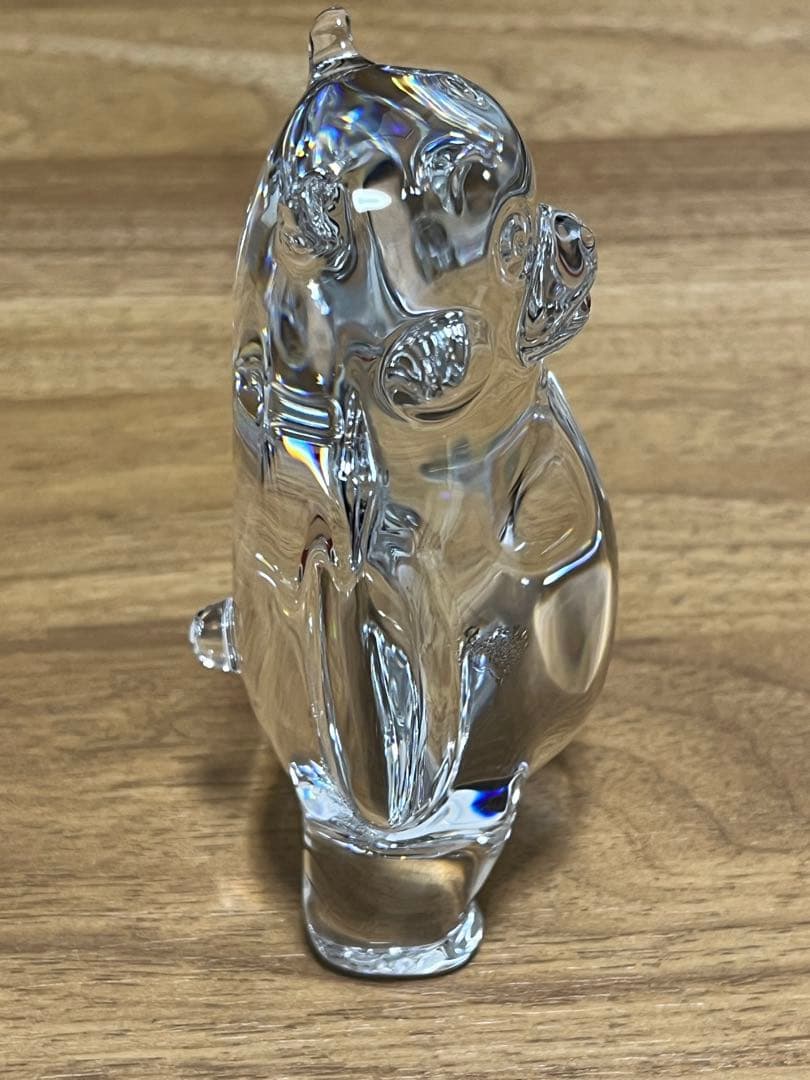 【美品】Baccarat バカラ くまモン フィギュア クリスタル 置物