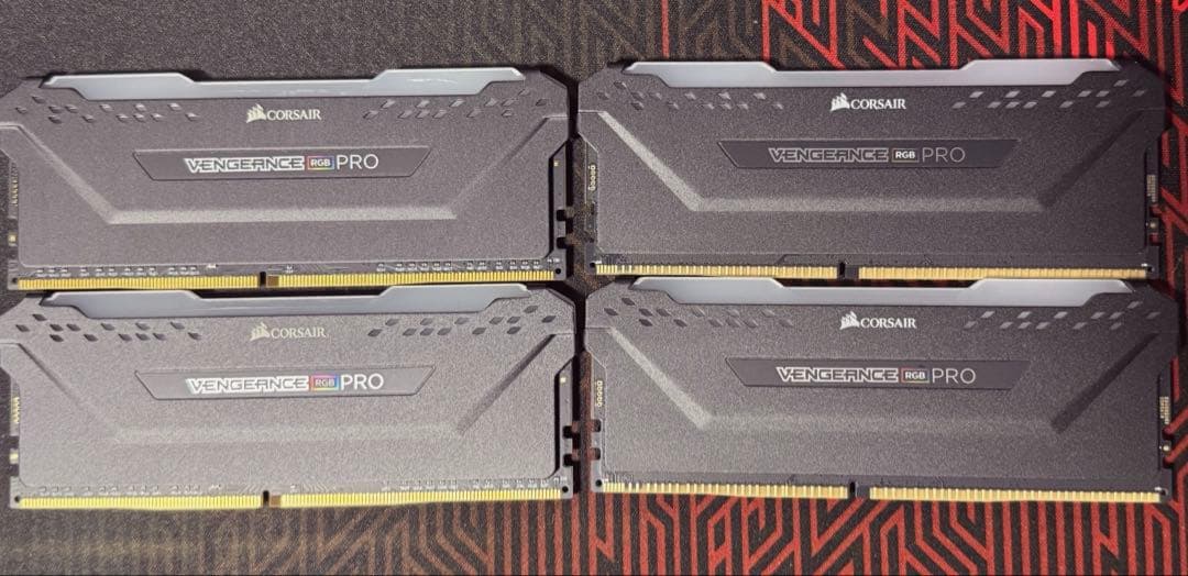 CORSAIR DDR4-3600MHz16GB×2枚+ダミーメモリ