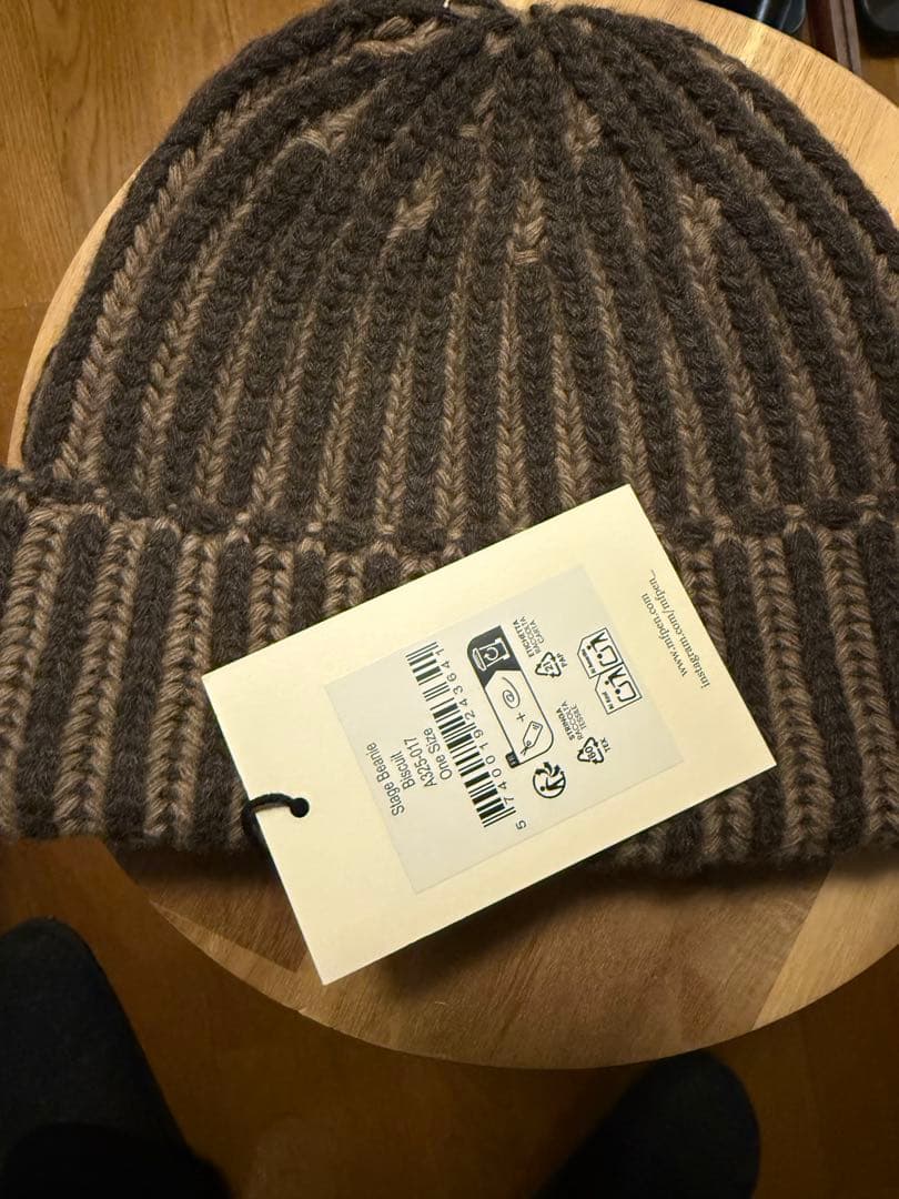 【mfpen】Stage Beanie - Biscuit