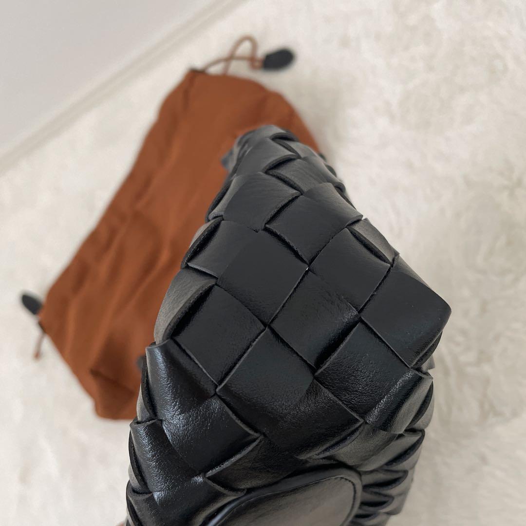 美品　CANAL JEAN diggity メッシュショルダーバッグ ブラック