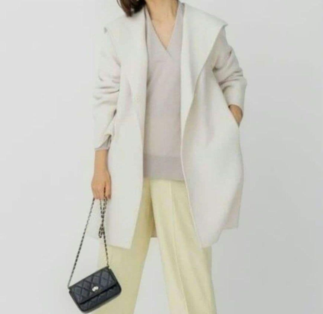 23区　定価6、5万　ウールリバー　フーデッドコート