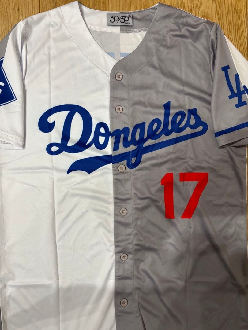⭐️MVP受賞セール！！⭐️大谷翔平ホーム＆ビジターミックスハーフサインユニフォーム