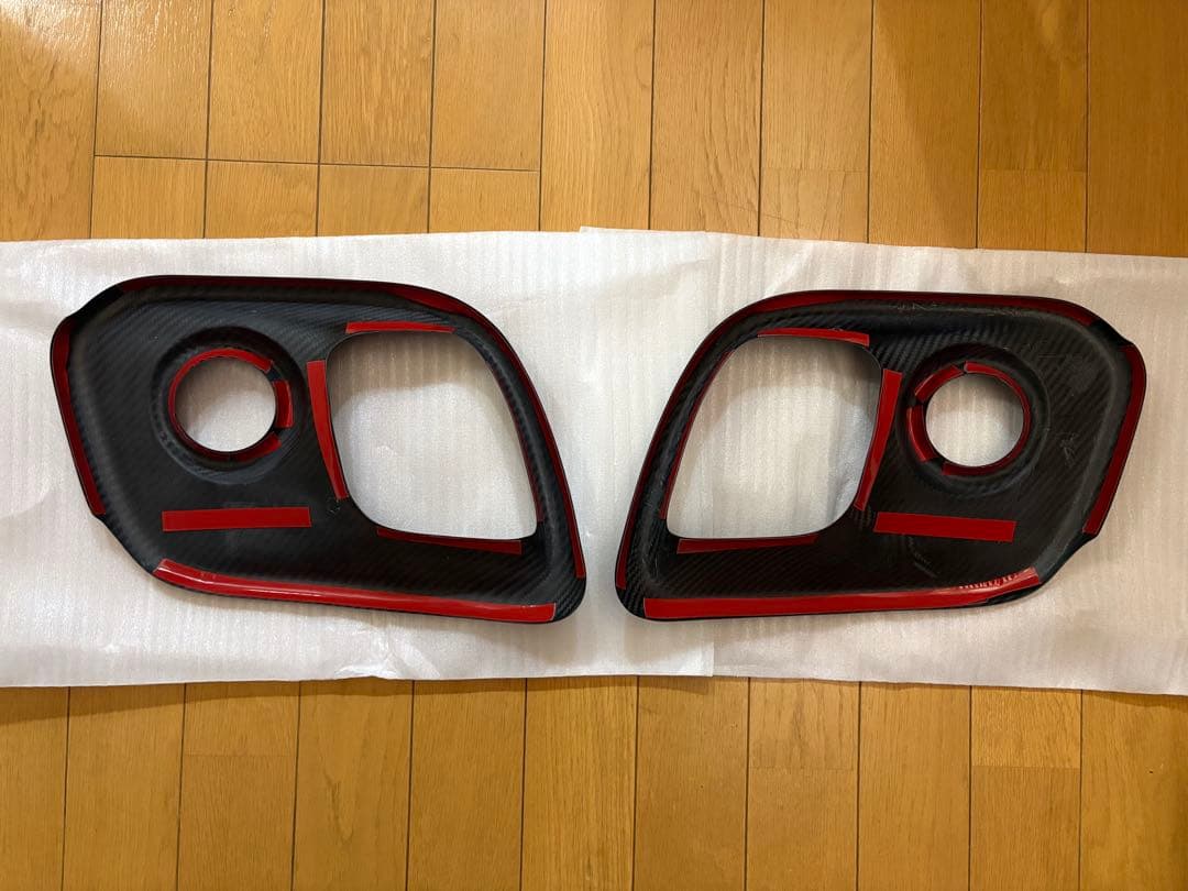 アバルト Abarth 595 695 フォグライトカバー カーボン