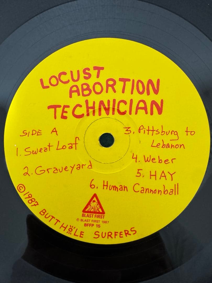 BUTTHOLE SURFERS レコード　original 盤極美品