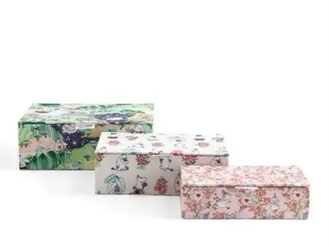 キャスキッドソン　ムーミン ストレージボックス3個セット