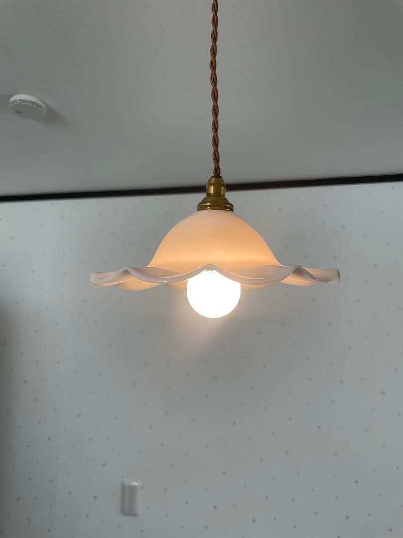 フランスのアンティークミルクシェード照明 1930年代