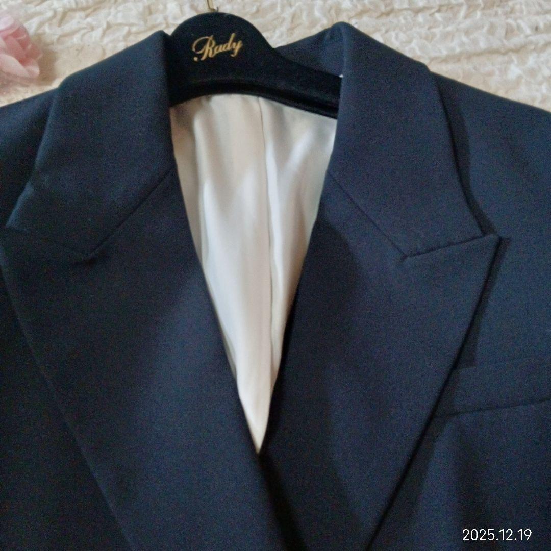 試着のみ　ミラオーウェン　ダブルブレス　金釦　オーバー　紺ブレ