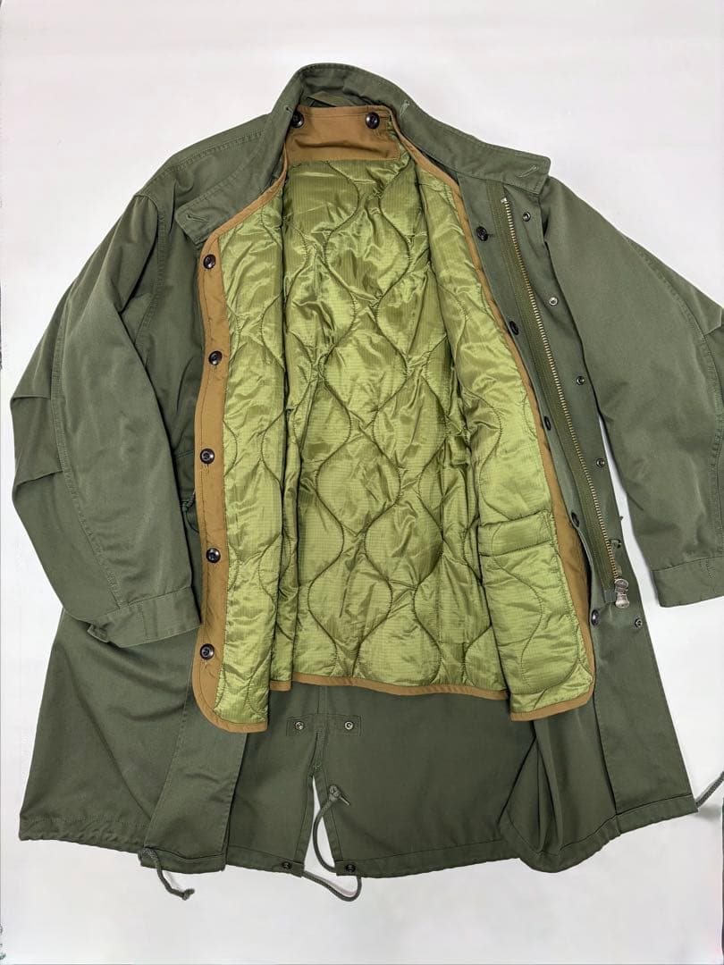 アダムエロペM-65ライナー付ビッグシルエットモッズコートSユニセックス