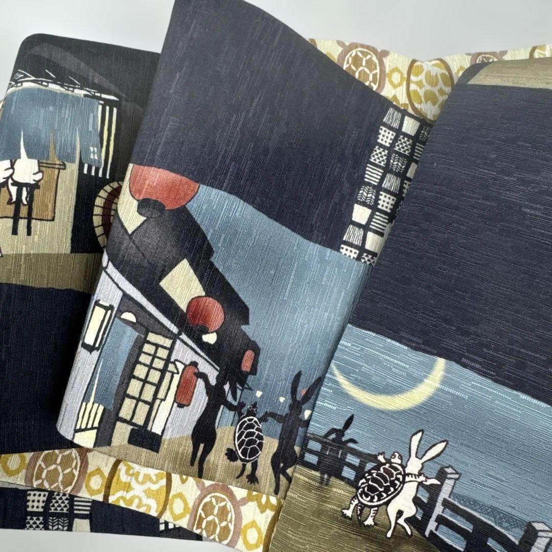 2925★1点のみ大幅値下げ★未使用　新品★WAKKA はしご酒 ★半幅帯