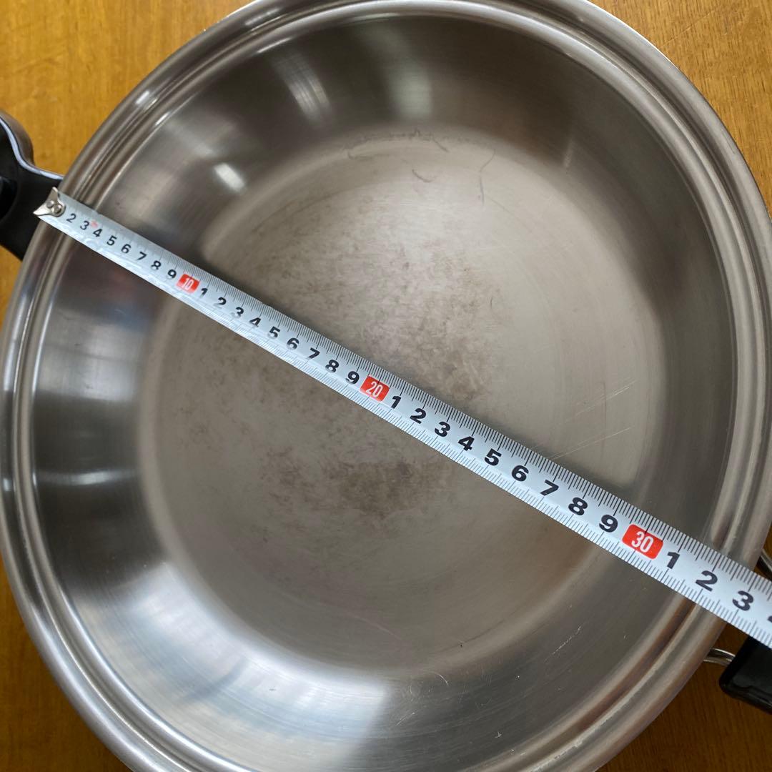 サラダマスター大　フライパンL 無水調理、パエリア鍋直径約33㌢