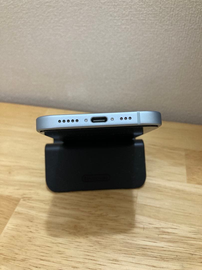 付属品あり 美品 iPhone15 本体 ブルー 新品バッテリー