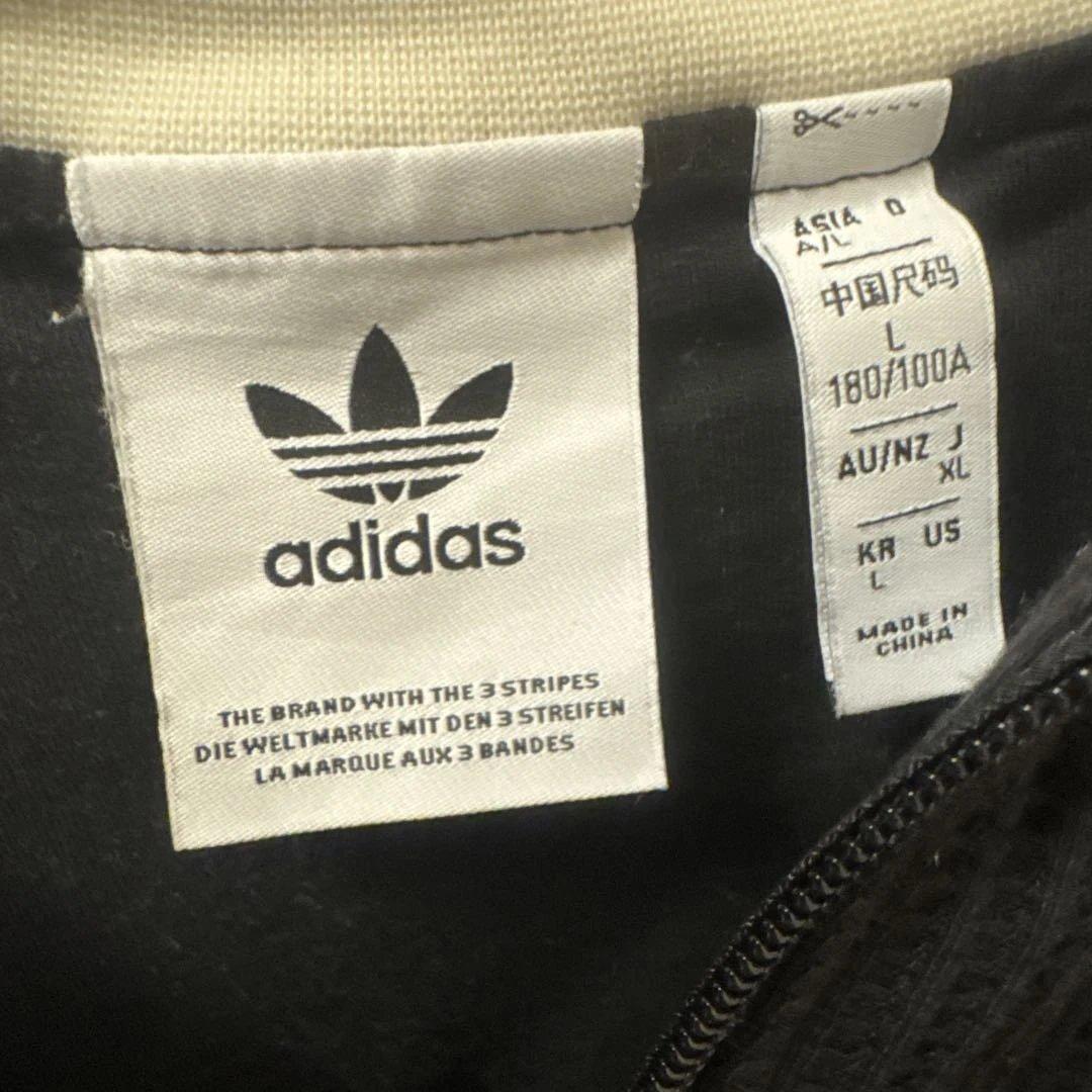 adidas ワッフルトラックジャケット 黒 XL