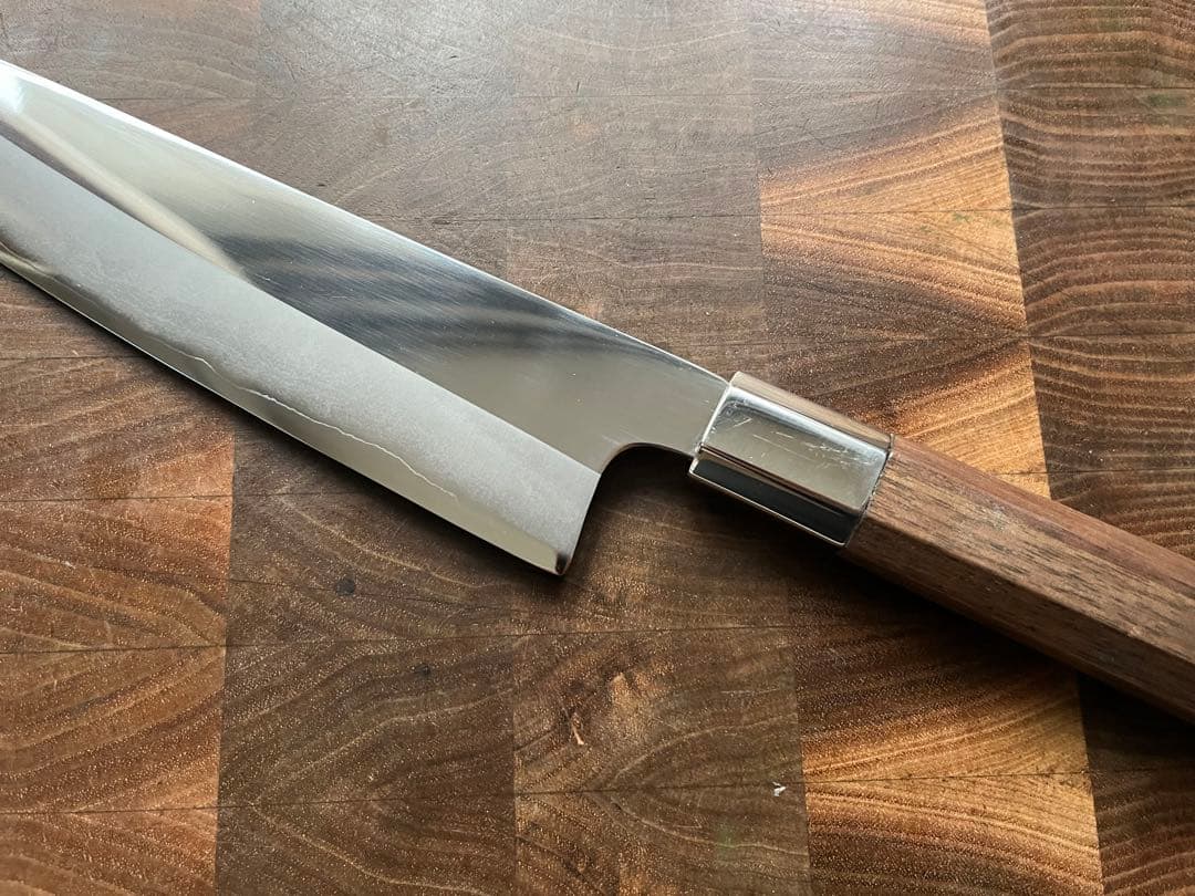 黒鳥鍛造　銀三　磨き　牛刀　210mm 包丁　洋包丁　ステンレス　土佐打刃物