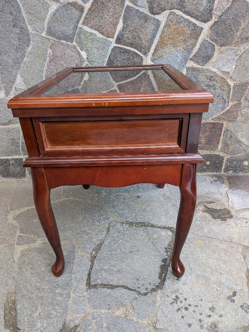 猫脚ガラスディスプレイテーブル ショーケース　最終値下げ