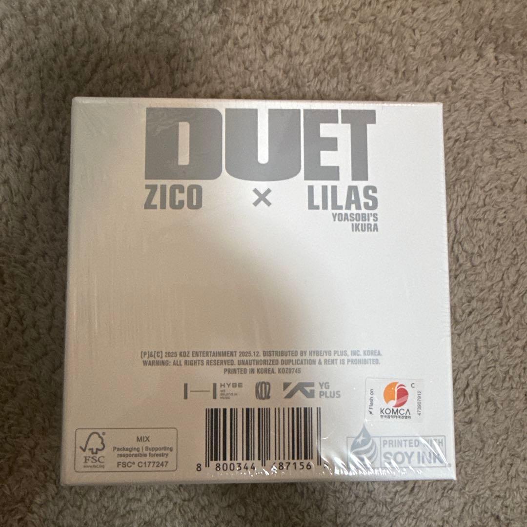 DUET ZICO 幾田りら アルバム