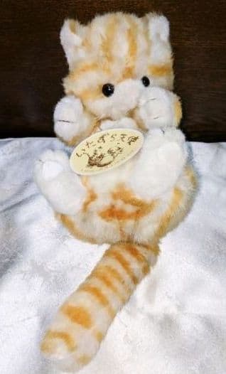 希少 ファースト いたずら天使 猫 ねこ ぬいぐるみ 大