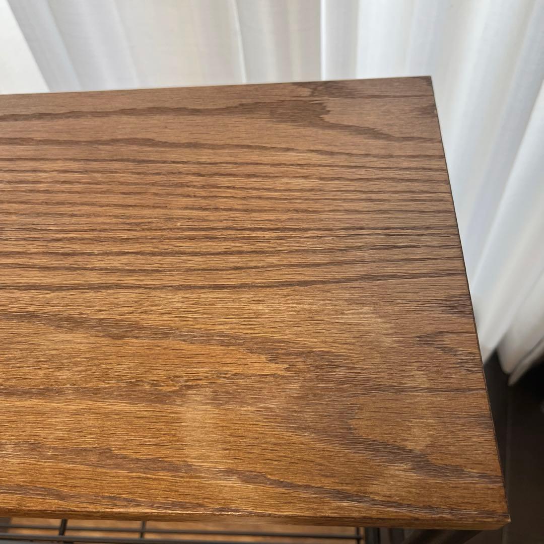 ワゴン 4段 キャスター付き ブラウン