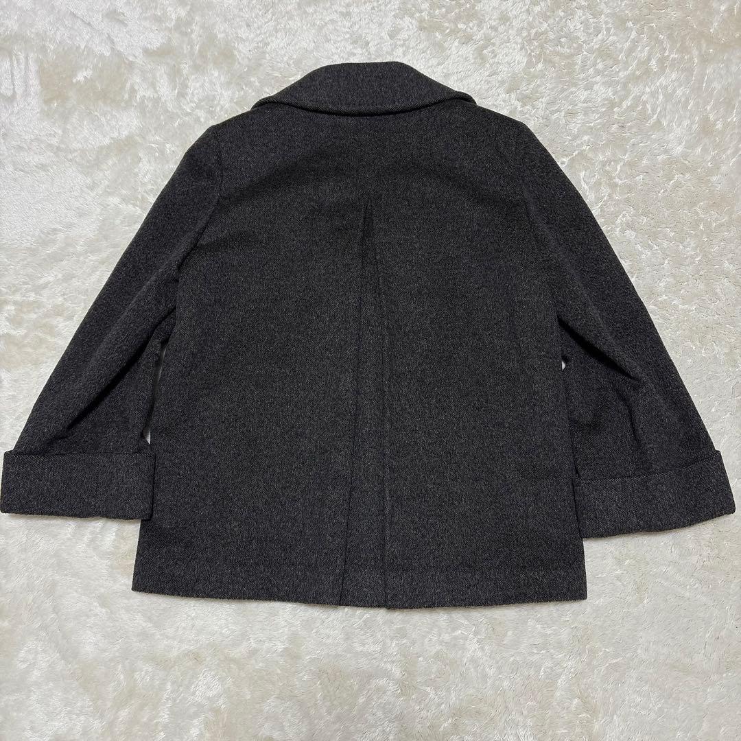 美品 MaxMara 白タグ アンゴラ混キャメルショートコート ブラウン 42