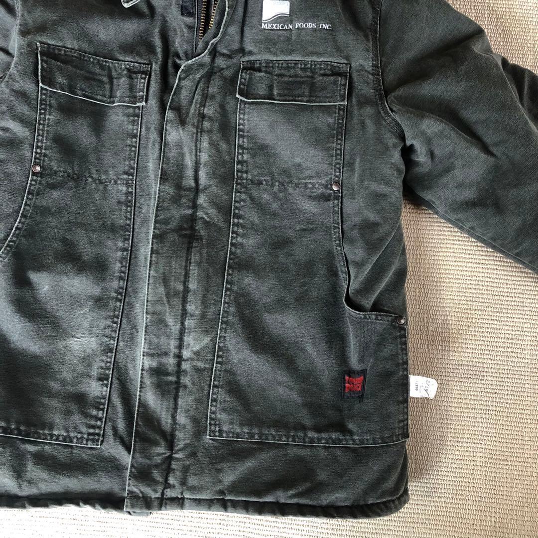 カナダ製 TOUGH DUCK タフダック ワークジャケット 企業ロゴ 古着