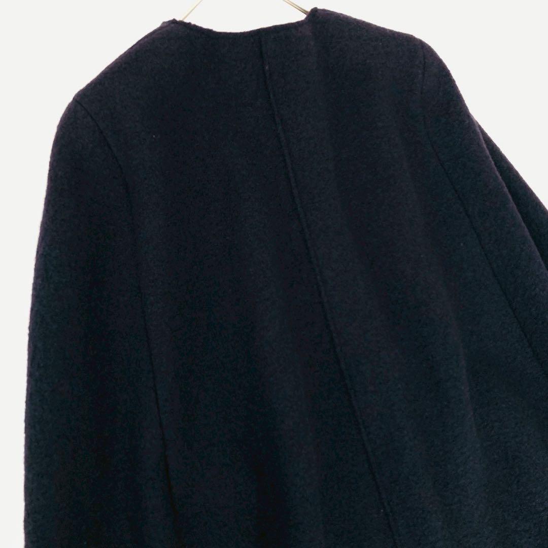 現行✨マックスマーラ　リバーポンチョ　ケープコート　イタリア製　ネイビー　S