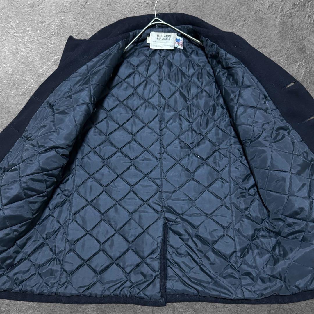 \" 42 \" SCHOTT Pコート 740N USA製 PEA JACKET