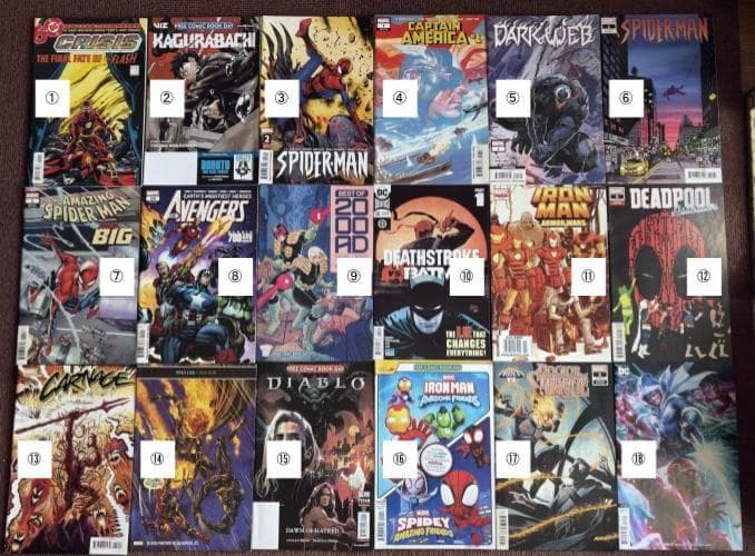 アメコミ MARVEL DC デッドプール ヴェノム スパイダーマン フラッシュ