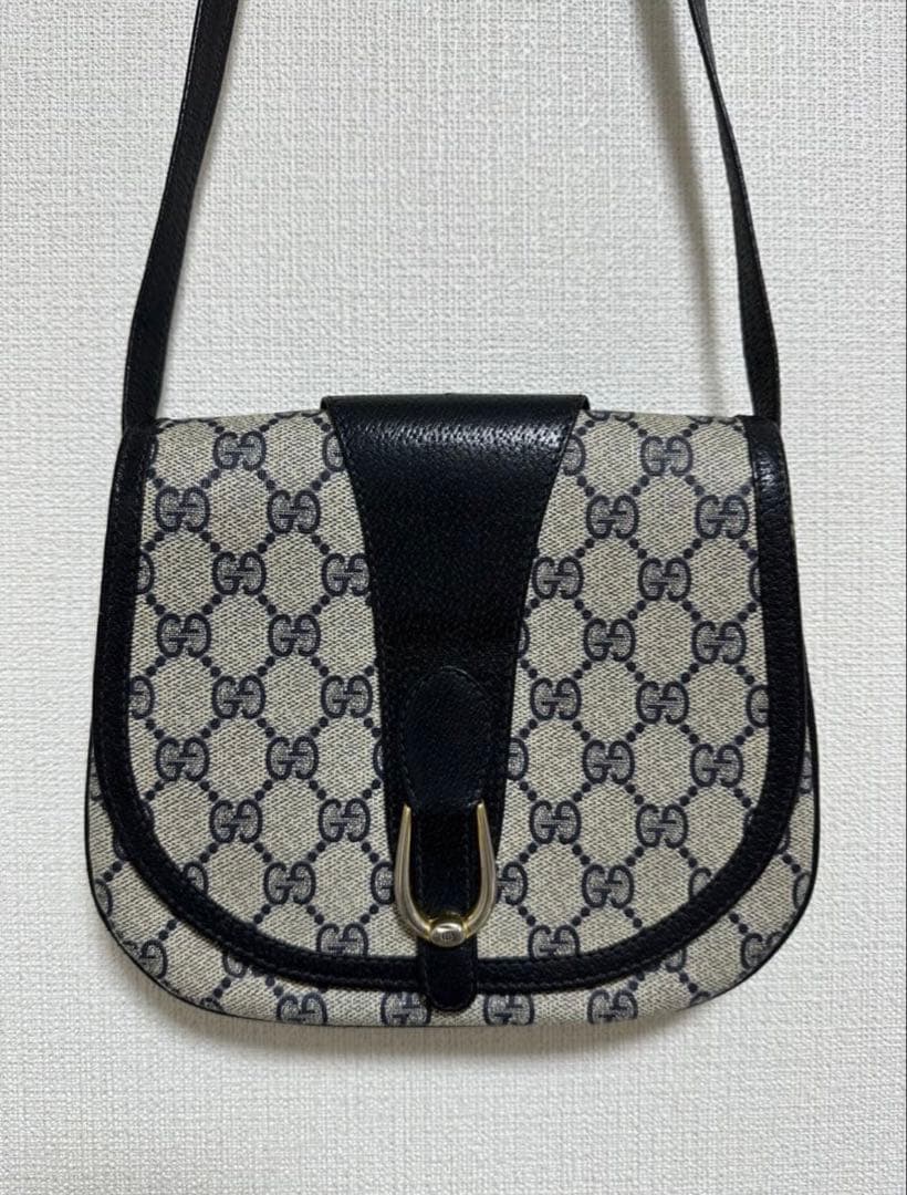 GUCCI GGパターン vintageショルダーバッグ