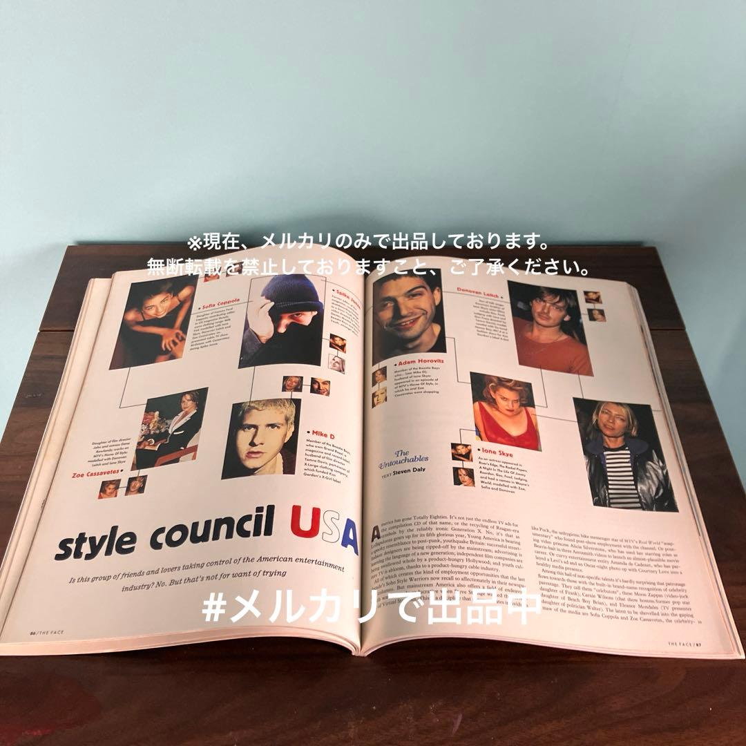 激レア THE FACE magazine(UK) 15周年 kate moss