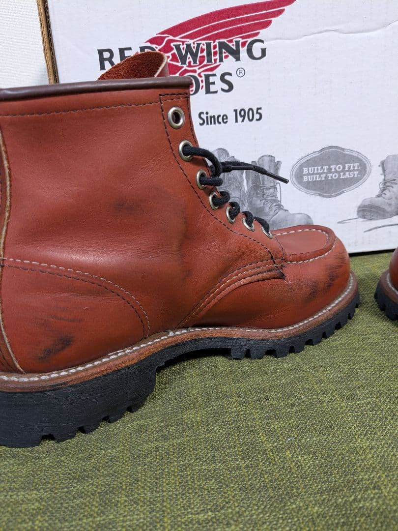 廃盤　希少　レッドウィング　8175　モックトゥ　ブーツ　23cm