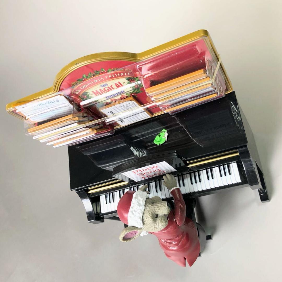 #3937【レトロで素敵】ミスタークリスマス 2010年代 動作品 ピアノ
