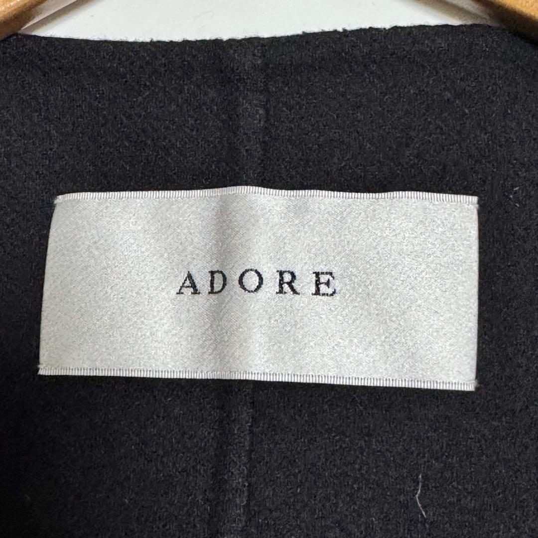 ADORE STORY 12月号掲載　ライトリバーノーカラージャケット